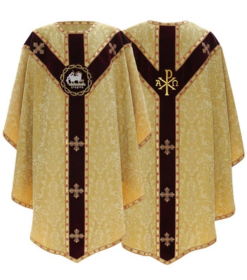 Semi Gothic Chasuble "Lamb" GY817-AGC26