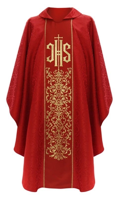 Chasuble gothique IHS