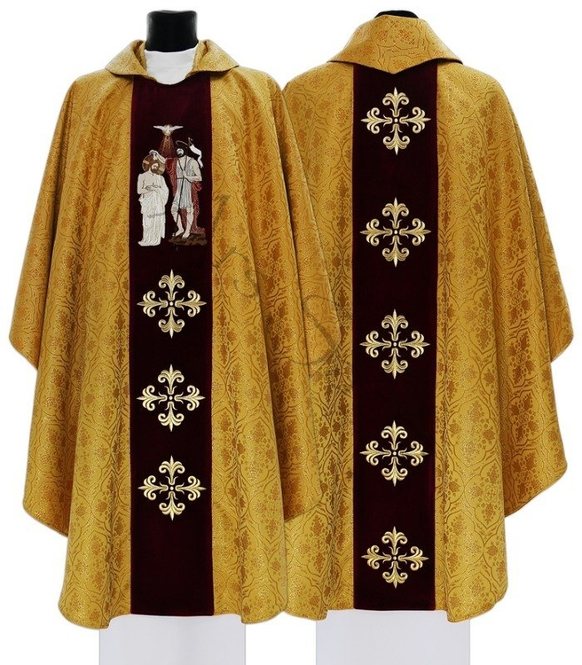 Casula gotica "Giovanni Battista" 403-AGC16