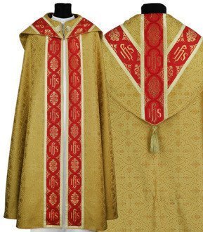 Halbgotische Pluviale KY213-GC16p