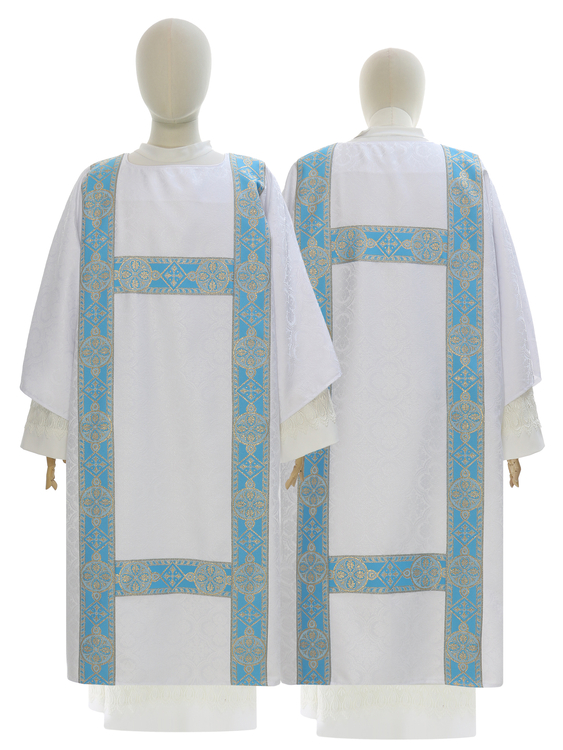 Dalmatique gothique mariale DF201-BN25