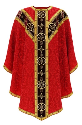 Chasuble semi-gothique "Coeur de Jésus" GY882-AC26