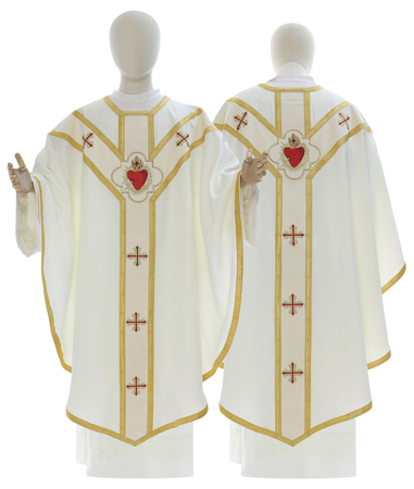 Semi Gothic Chasuble "Heart of Jesus" GY881-AK26
