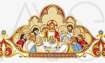 Altar cloth "Last Supper" OBR-43