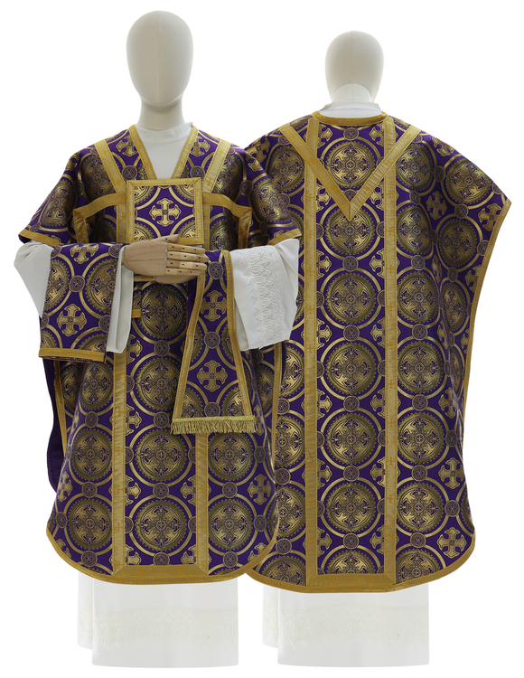 Casula di seta "San Filippo Neri" F068-F8