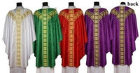 Set of 4 semi gothic chasubles