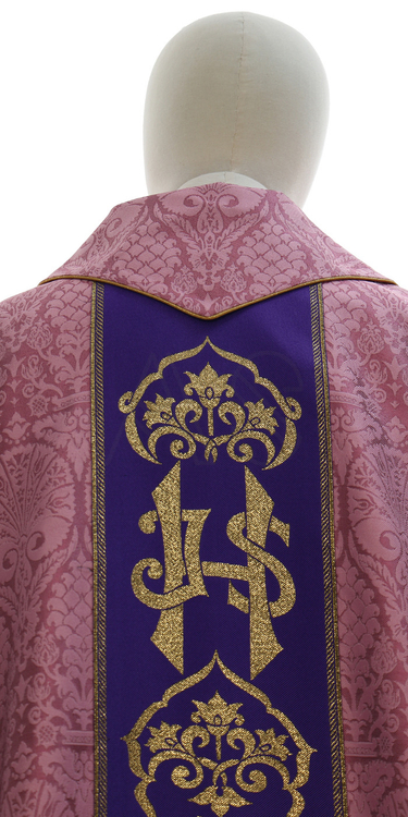 Chasuble gothique IHS