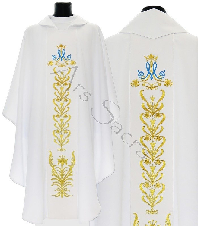 Casulla gótica mariana 513-B