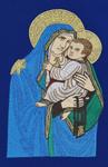 Chasuble gothique "Notre dame du scapulaire" 453-BN25