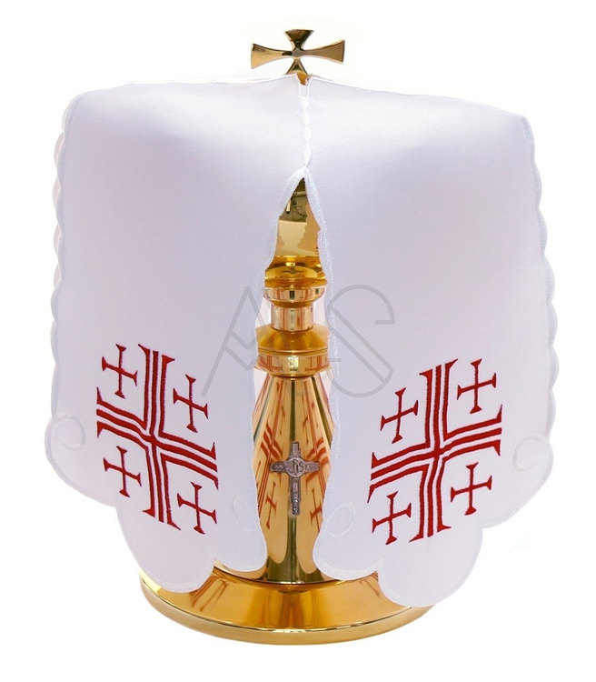 Voile de ciboire "Croix de Jérusalem" SP-09-C