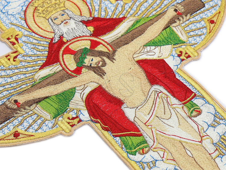 Embroidered Applique "Holy Trinity"