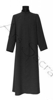 Black altar server cassock ASC-CZ