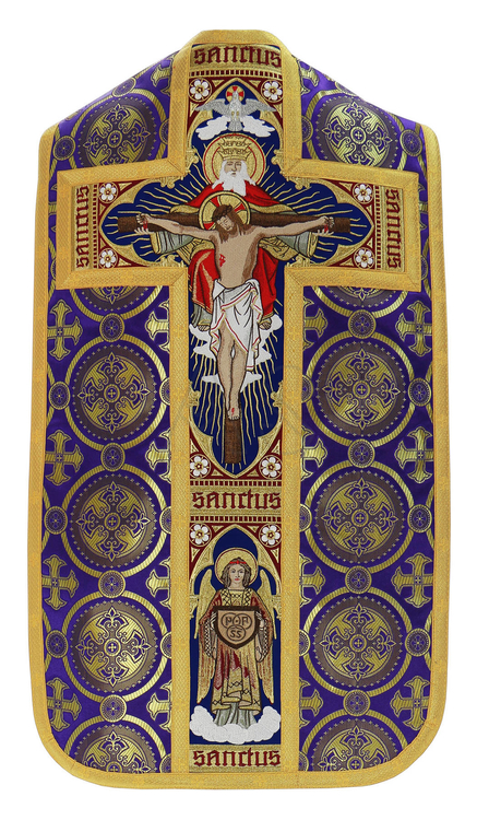 Roman chasuble "Holy Trinity" R778-8