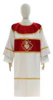 Gothic Dalmatic "Heart of Jesus, Mary, Joseph" D822-AKC25