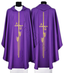 Chasuble gothique "Alfa & Omega" 678-C