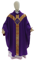 Chasuble semi-gothique "Advent" Y114-F27g-AP