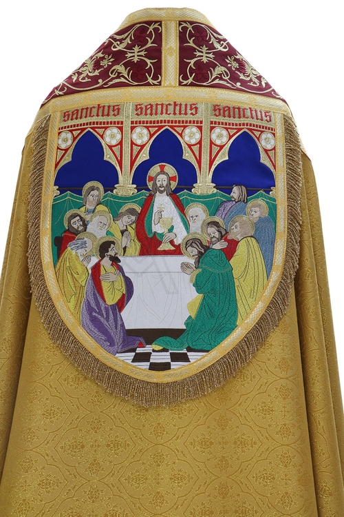 Römische Pluviale "Das letzte Abendmahl" KT701-GCC16h26