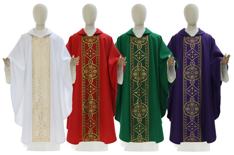 Set of 4 chasubles SET-013