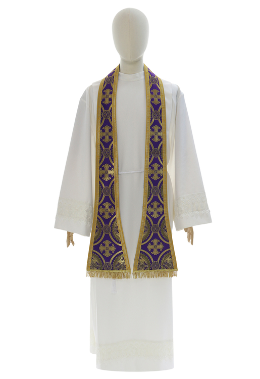 Chasuble en soie "Saint Philippe Neri" F068-F8