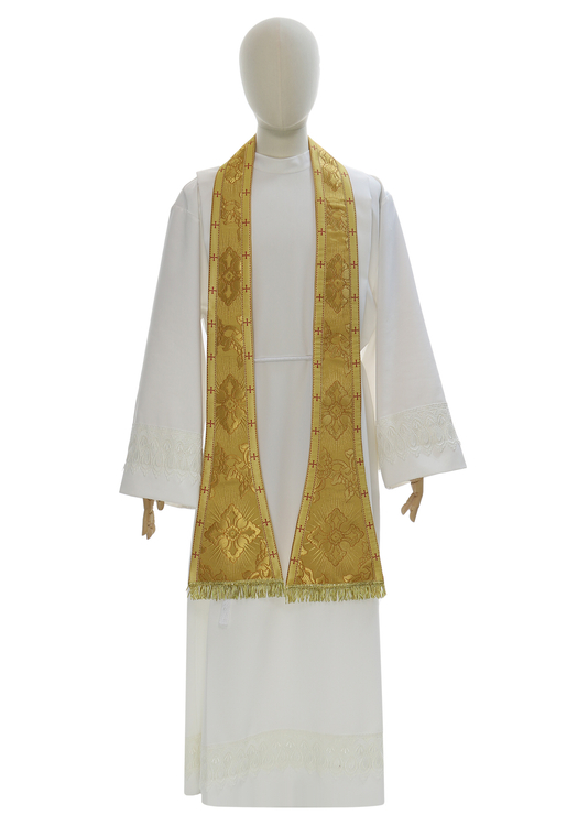 Chasuble "Saint Philippe Neri" "Coeur de Jésus, Marie, Joseph" F822-AGC9