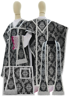 Chasuble en soie "Saint Philippe Neri" F068-CZS9