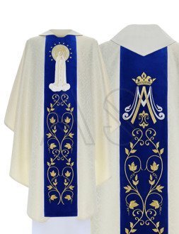 Casulla gótica "Nuestra Señora de Fátima" 412-AKN25