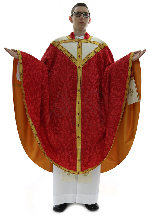 Casula, bursa, manipolo, velo del calice CVMBC837-26