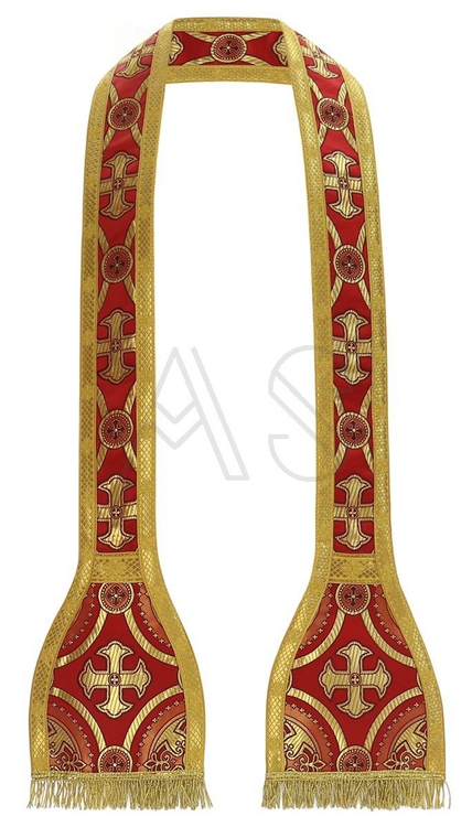 Casula romana "Cuore di Gesù, Maria, Giuseppe" R822-AC8
