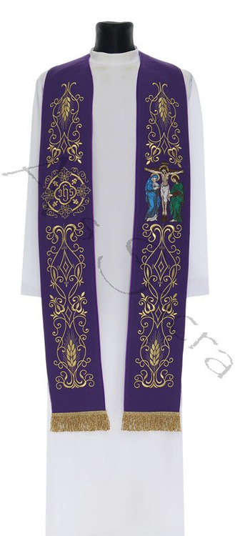 Stola gotica "Crocifissione" SH21-K