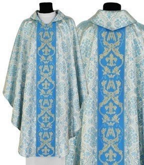 Marian Gothic Chasuble 081-N14