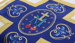 Casulla romana mariana R449-KN25