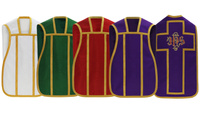 Set de 4 chasubles romaines SET-RH4-25