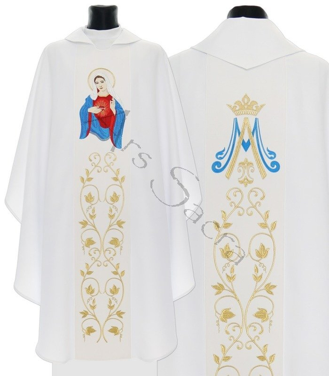 Gotische Kasel "Heart of Mary" 734-B