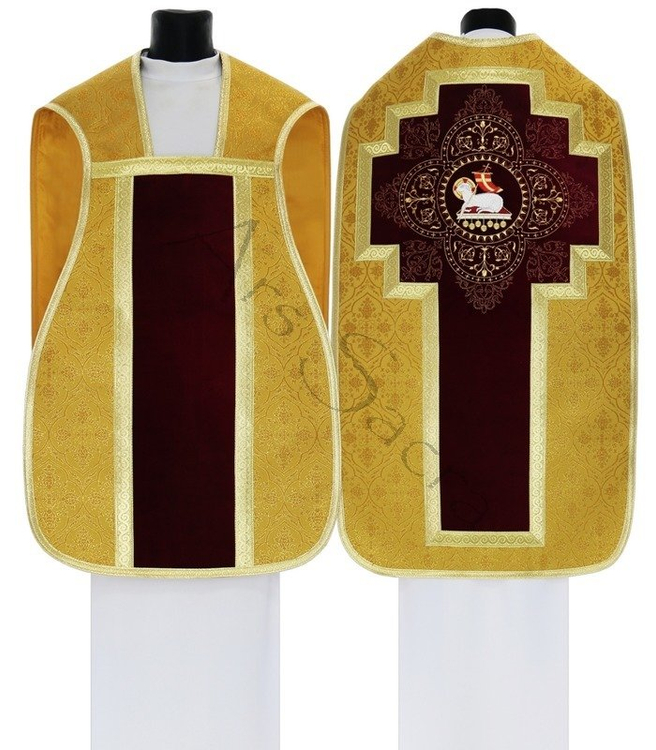 Chasuble romaine "Agneau" R562-AGC16
