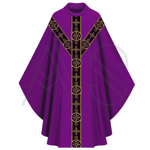 Chasuble semi-gothique Y579-AFg