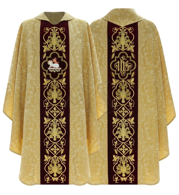 Casula gotica "Agnello" 814-AGC26