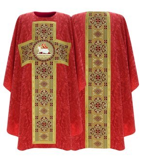 Casulla gótica "Cordero de Dios" G794-C26