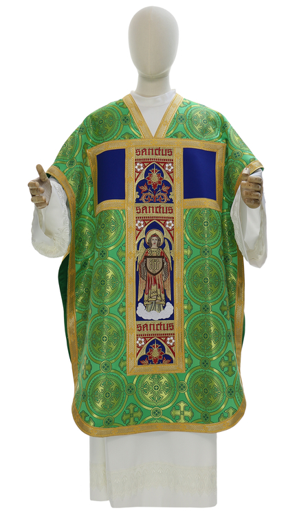 Chasuble en soie "Sainte Trinité" F778-8