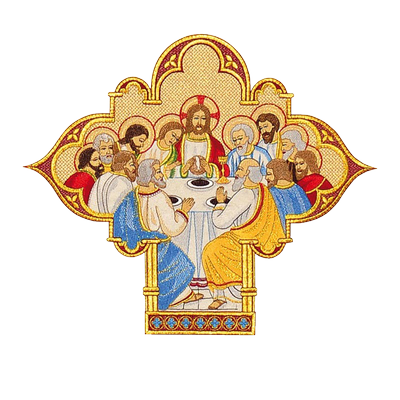 Applique brodée "Dernière Cène"