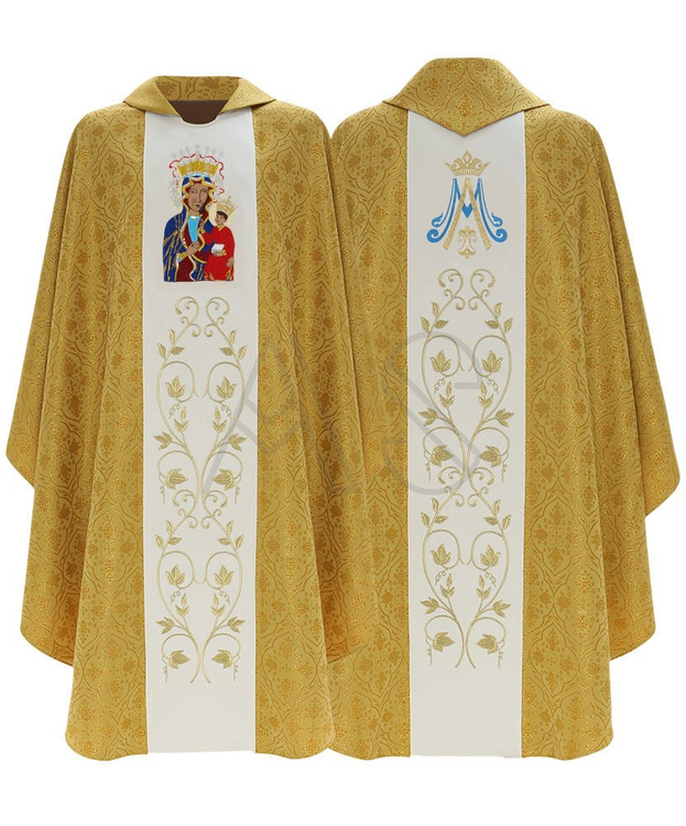 Casulla gótica "Virgen Negra de Czestochowa" 808-G16