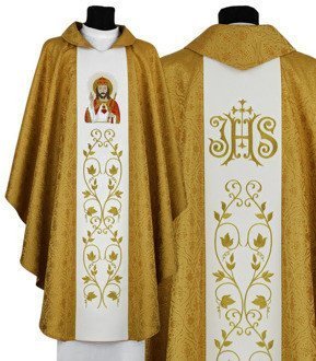 Chasuble gothique "Christ-Roi" 543-G16