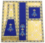Silk chasuble "St. Philip Neri" F766-KN8