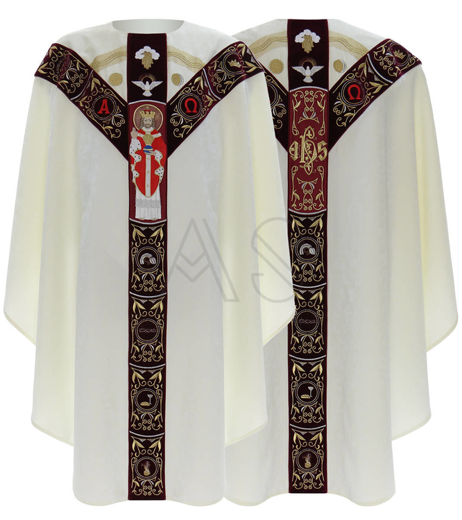 Chasuble semi-gothique "Le pain de la vie" GY832-AKC26