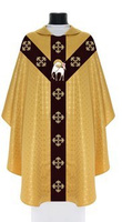 Chasuble semi-gothique "Agneau" Y801-AGC61