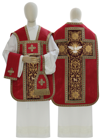 Roman chasuble Moire R943-A90