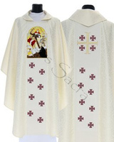 Gothic Chasuble "Ego Vobis Romae Propitivs Ero" 422-K25