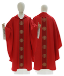 Casulla gótica "Cruces de Jerusalén" 103-C