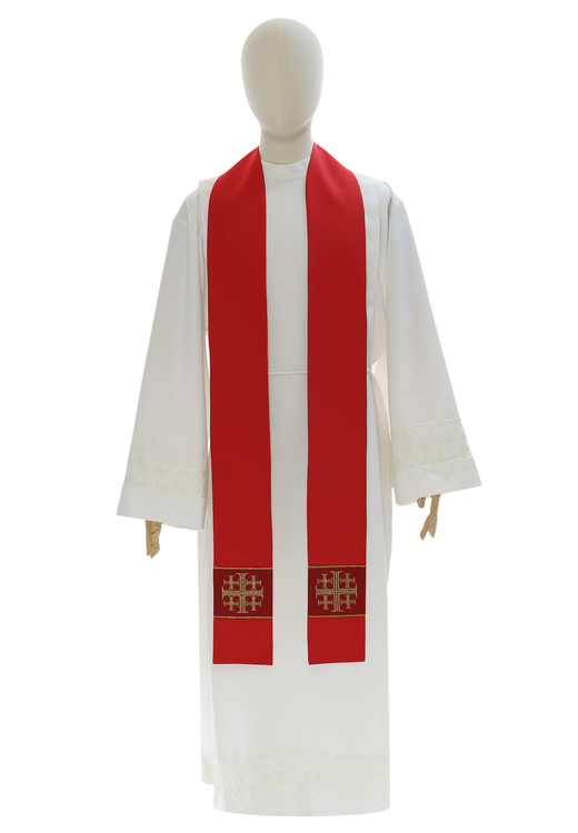 Gothic Chasuble "Jerusalem Crosses" 103-C