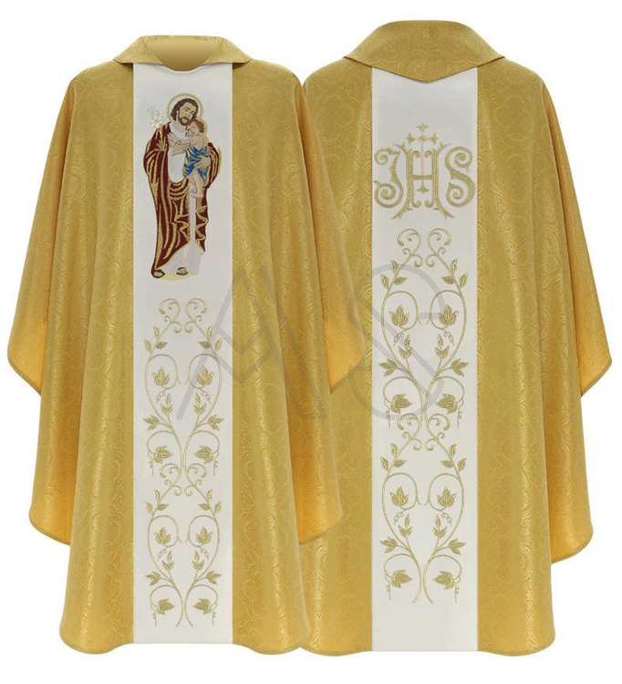Chasuble gothique "Saint Joseph" 469-GK25