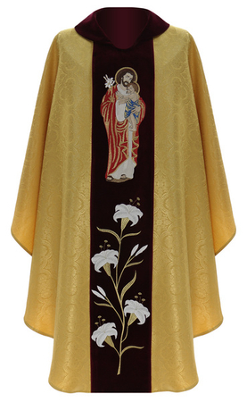 Casulla gótica "Saint Joseph" 471-AGCC25